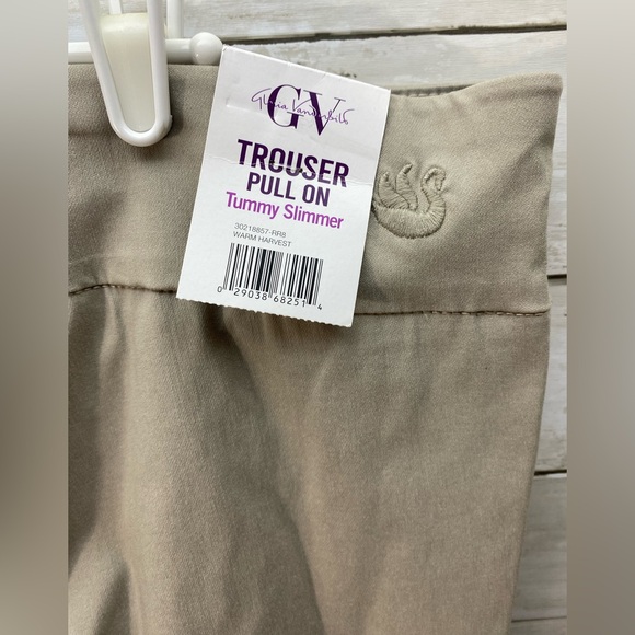 Gloria Vanderbilt Women’s Sz 18 Trouser Pull on Tummy Slimmer Mid Rise Pants - Picture 9 of 16